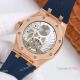 Swiss Grade Audemars Piguet RO Flying Tourbillon Ultra-slim Watch Rose Gold Rubber strap (3)_th.jpg